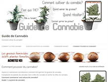 Tablet Screenshot of guidecannabis.com